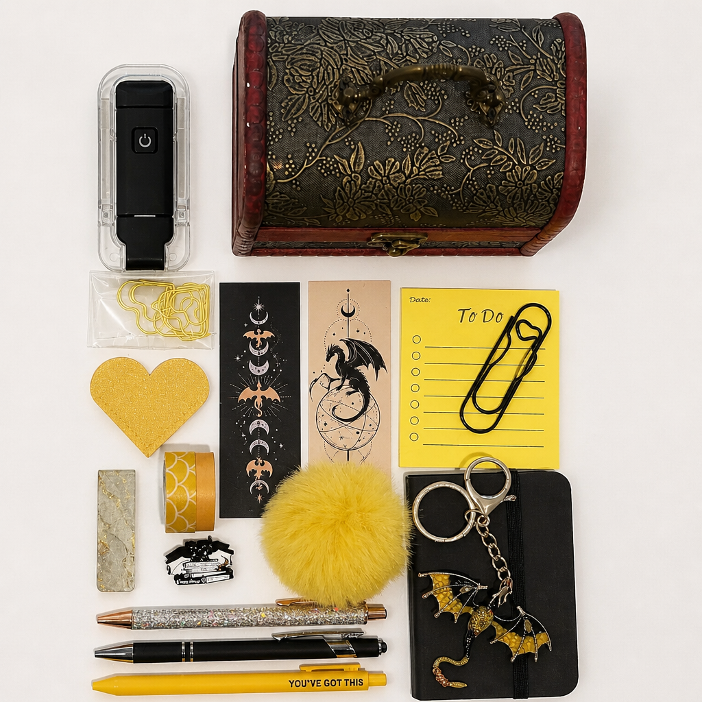 Dragon Chest Desk Bundle (Golden Yellow) Exclusive