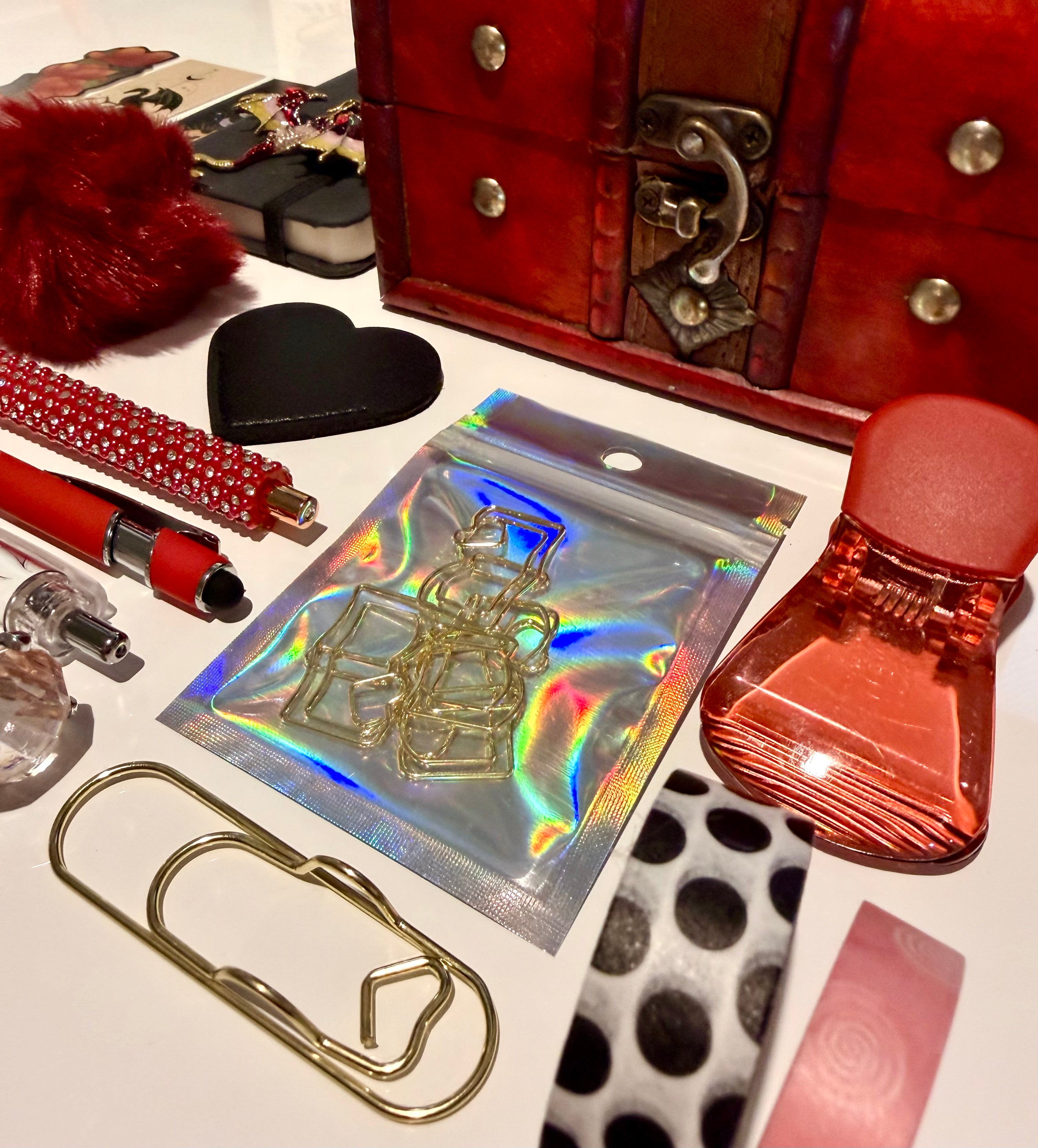 Dragon Chest Desk Bundle (Fiery Red) Exclusive