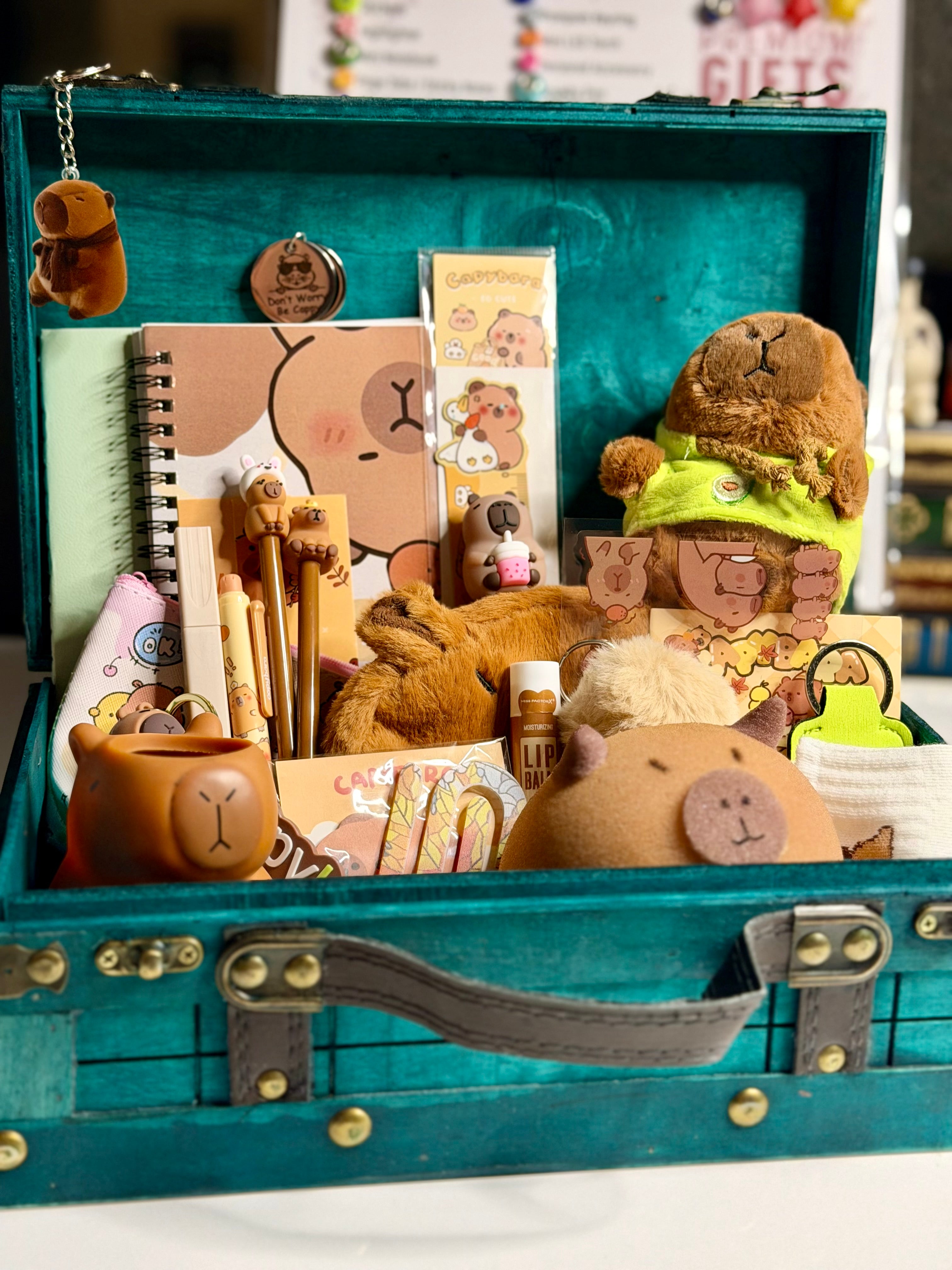 Capybara In a Gift Box