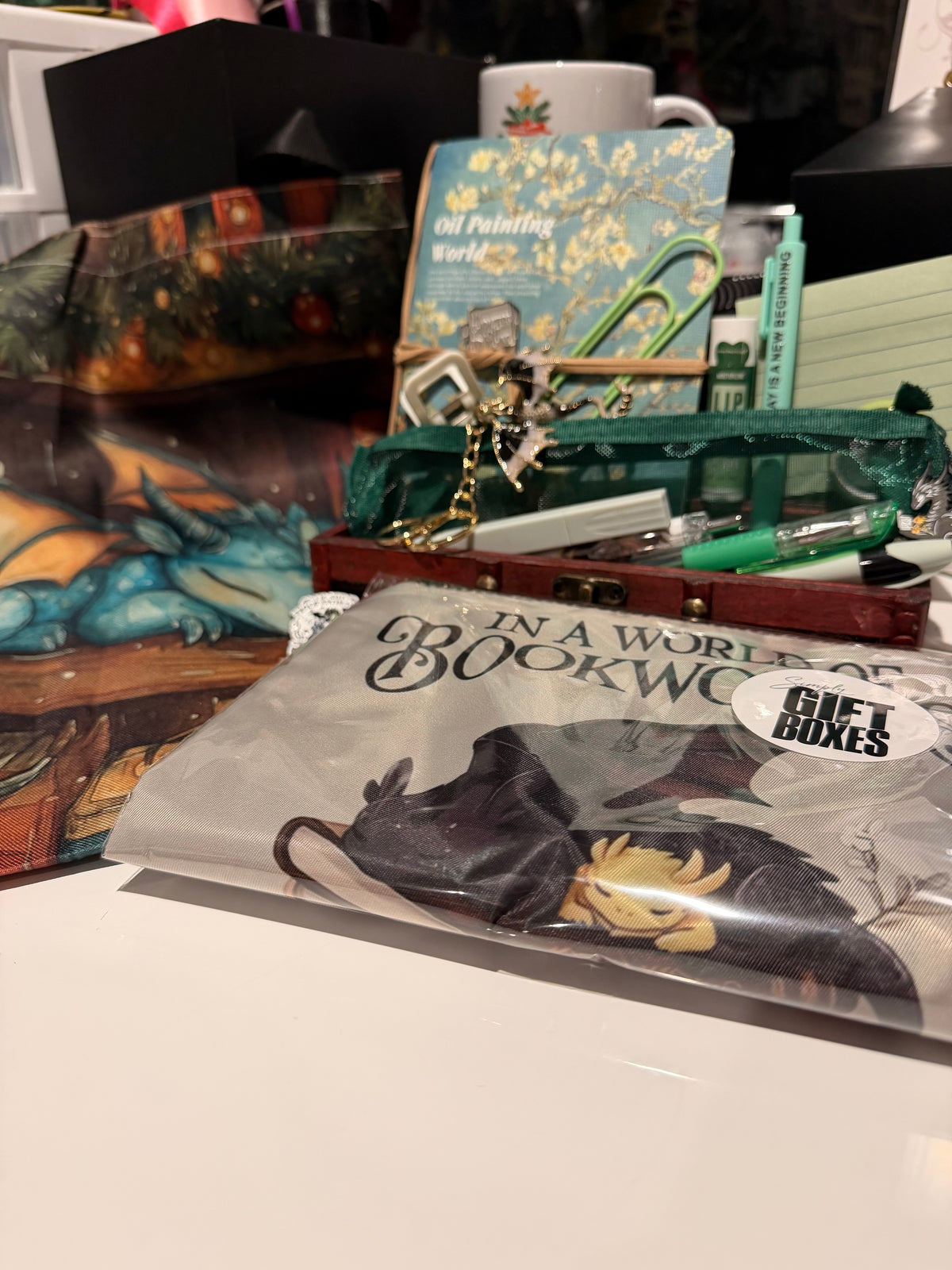 Book Dragon Bundle in Emerald