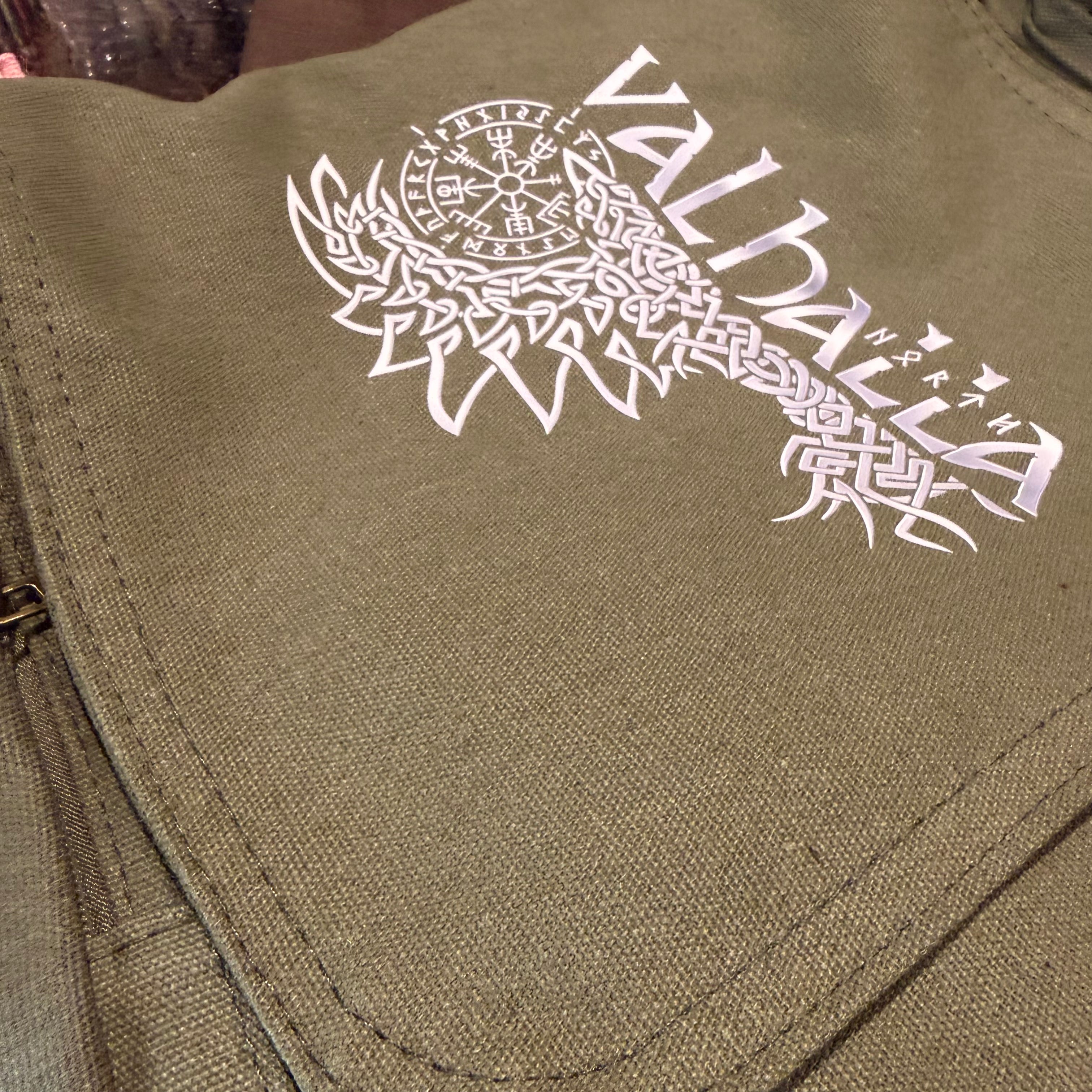 Multi-Pocket Crossbody Vintage Messenger Bag - "Valhalla"