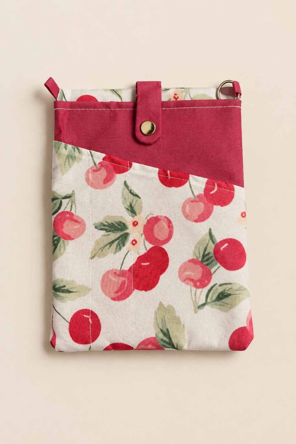 Book Bag/Jacket - Cherry Berry