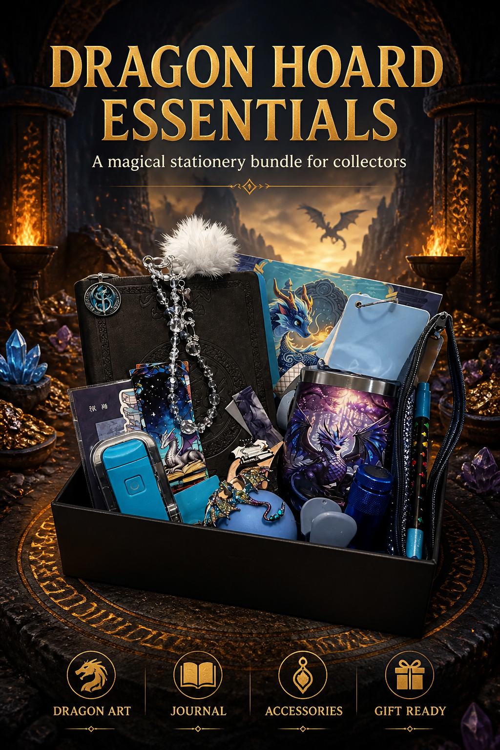 Dragon's Hoard in Bookish Blue Bundle