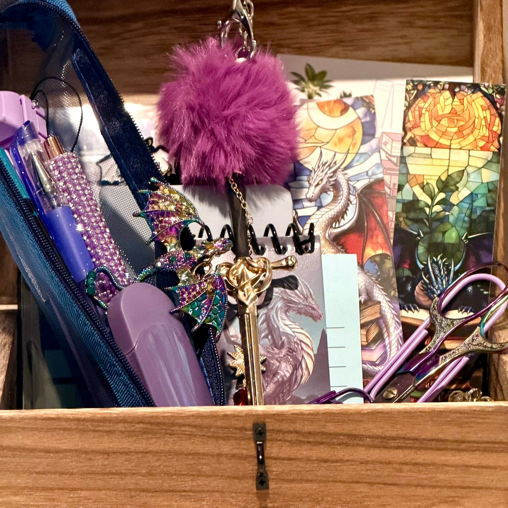 Dragon Chest Desk Bundle (Playful Purple) Exclusive