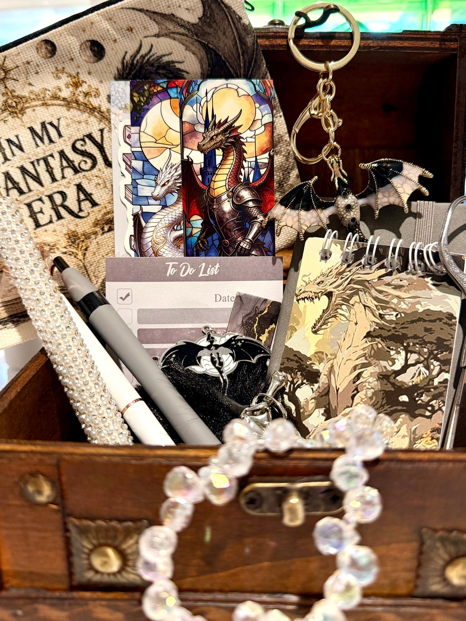 Dragon Chest Desk Bundle (Beautiful Black) Exclusive
